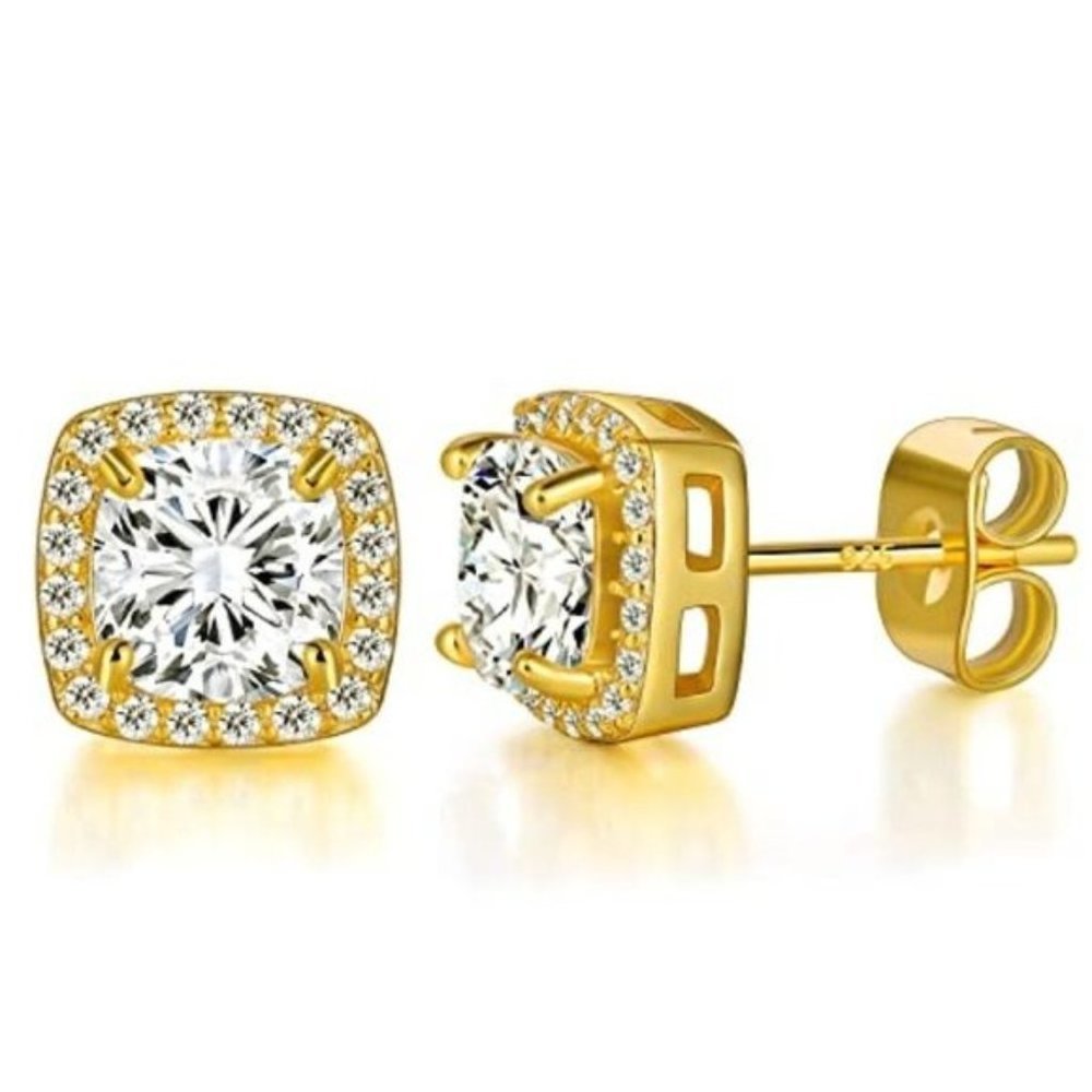 18K Yellow Gold Earrings
